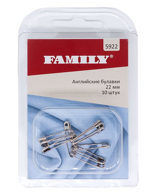Булавки английские 22мм, 10 шт undefined